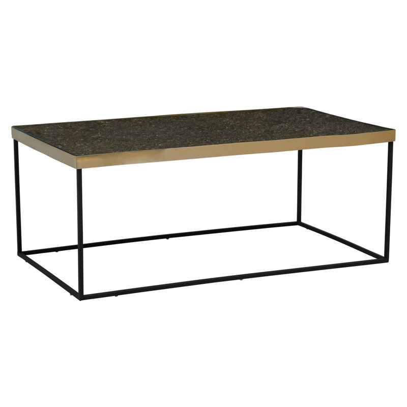 Beric Frame Coffee Table, Gold