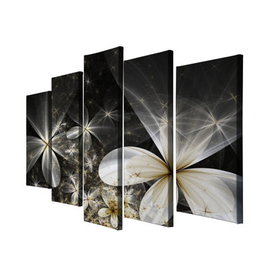 Ensemble de 5 impressions sur toile tendue
