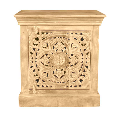 Francisque 60cm W Solid Wood Bedside Table