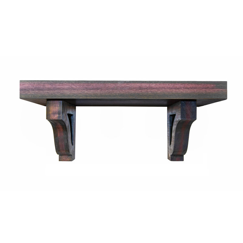 2" Shelves/W Corbels, 9" H x 44" W x 6" D