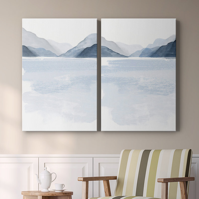 Toile tendue Glacial Lake I-Premium Gallery - prête à être accrochée