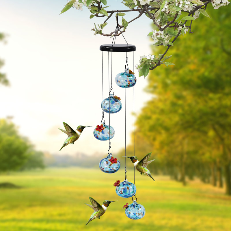 Mangeoire à colibri suspendue, Blue