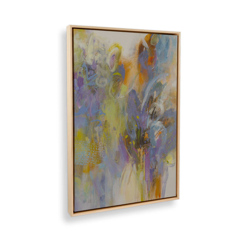 Spring Loaded by Janet Bothne Art Print, Tanné, «Floater», reproduction encadrée sans passe-par, H 16 po x l 12 po
