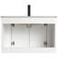 Caskvalley Modern Bathroom Vanity with Straight Fluted Design 30" Wide-1744280744
