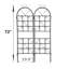 1Set (2Pcs) Treillis de jardin en métal pour plantes grimpantes-112835524