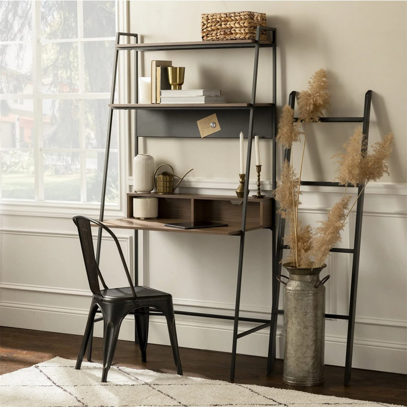 Ketan Leaning / Ladder Desk, Mocca