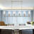 Binghamton 6 - Light Brushed Nickel Pendant