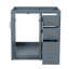Meuble-lavabo de 36 po sans lavabo supérieur, armoire de rangement en bois massif, meuble-lavabo autoportant avec 3 tiroirs et portes à fermeture douce-1161731075-1161731076