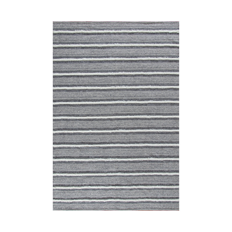 Desmond Flatweave Wool Striped Indoor Rug, Rectangle 7'6" x 9'6"