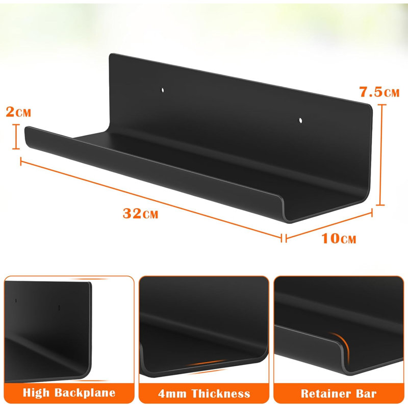 Raichelle 2 Piece Floating Shelf