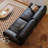 Black Genuine Leather Modular Sofa cushion couch-1010060387-1010060384