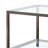 Harway Glass Top End Table