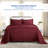 Superior Cotton All Season Basketweave Medium Weight Bedspread Set with Shams-2075781279-2075781282