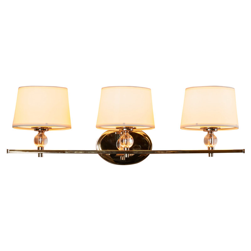 Simran 3 - Light Dimmable Vanity Light, Polished Nickel