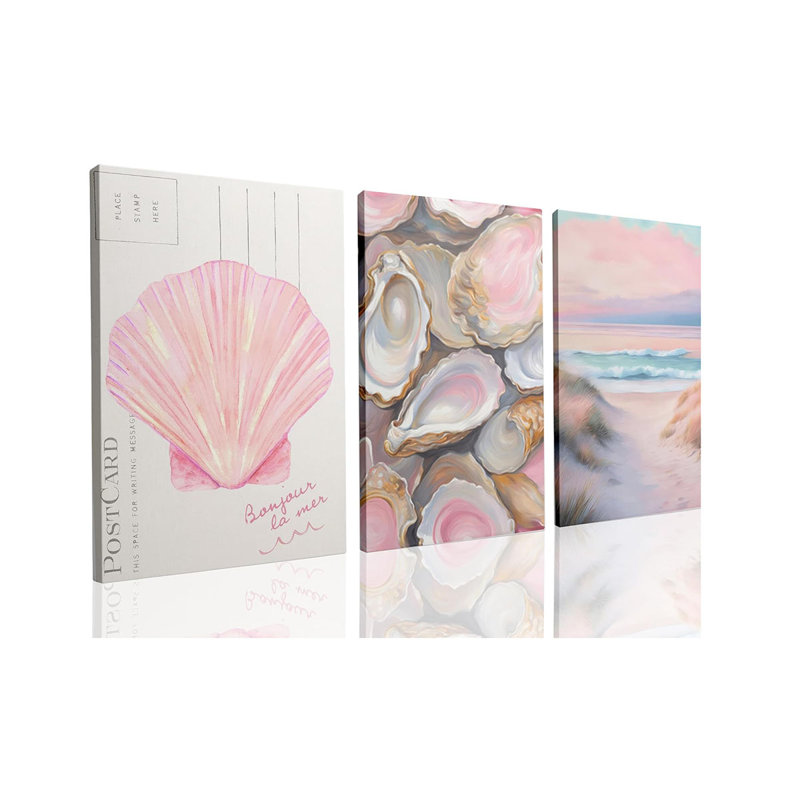 3 Piece Wrapped Canvas Print, 40 cm H x 30 cm W