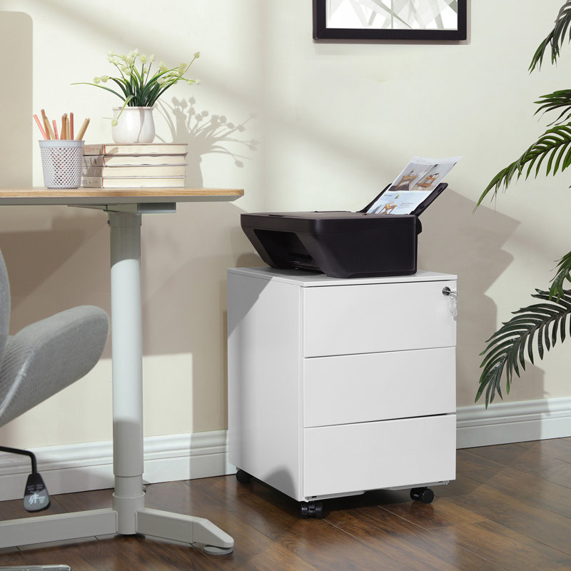 Mcwhirter 39cm Wide 3 -Drawer Mobile File Cabinet