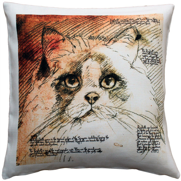 Animal Print Reversible Throw Pillow
