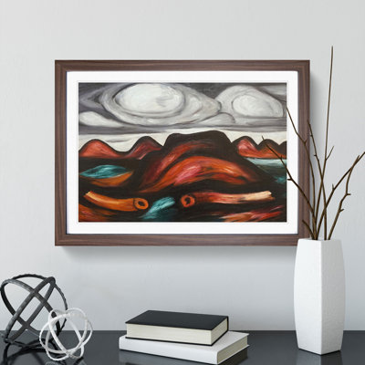 New Mexico Recollection by Marsden Hartley - Picture Frame Painting