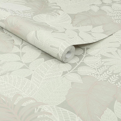 Superfresco Easy Scattered Leaves Floral Wallpaper
