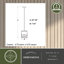 Mini-luminaire suspendu rustique bronze Jorene