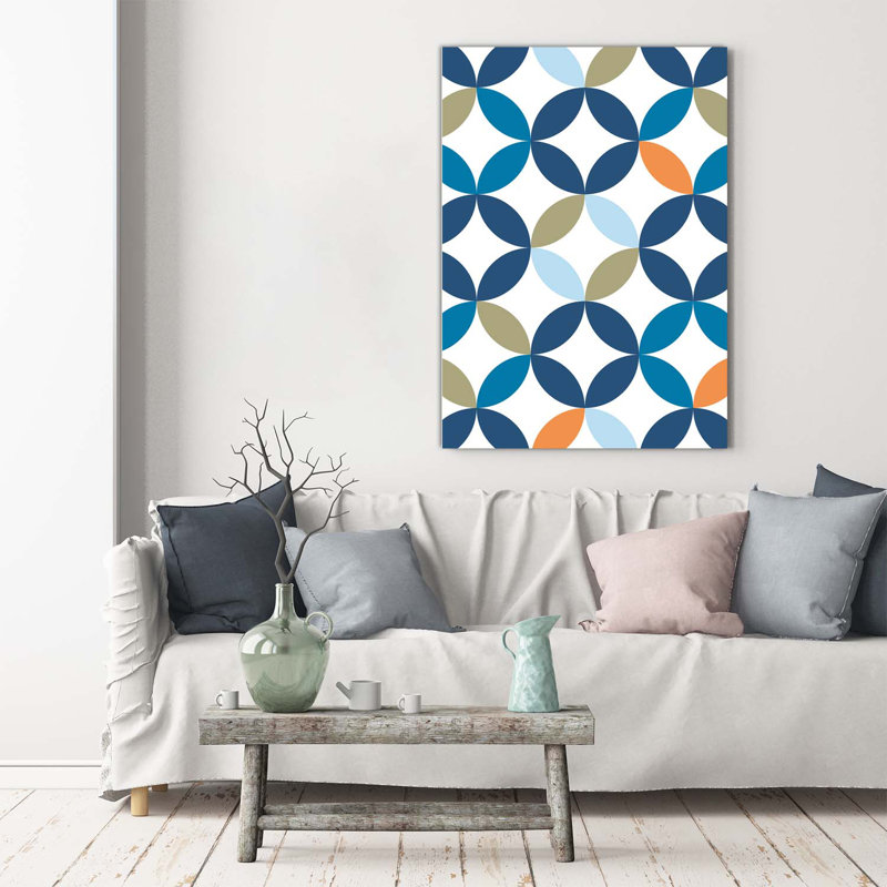 Geometric Background - Wrapped Canvas Print