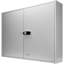 Armoire à verrou numérique 400 en gris - Fabrication en acier réglable pour un rangement sécurisé Fixable au mur Étiquettes colorées Boîte de chasse facile à clés 400 clés Support de gestion efficace