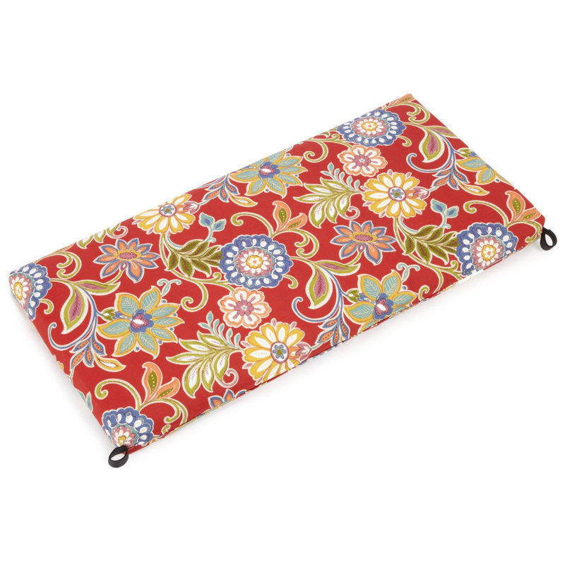 Outdoor 3'' Bench Seat Cushion, Alenia Pompeii
