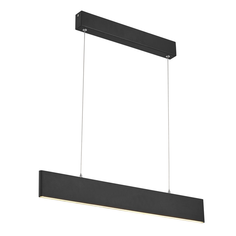 Priston Modern Black LED Linear Pendant