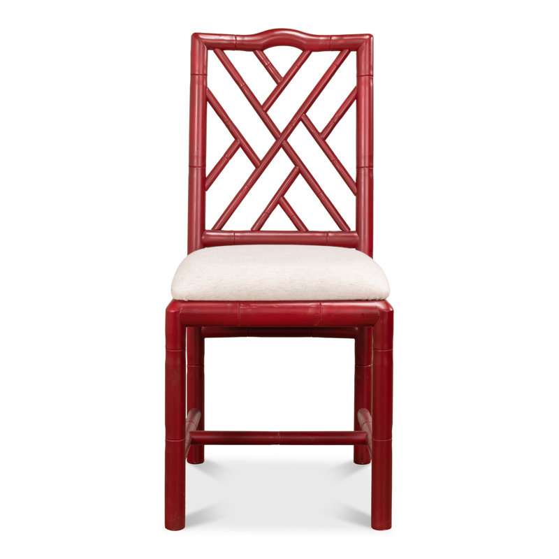 Upholstered Dining Chair, Red