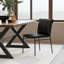 Chaise d'appoint en cuir Mayer-164675969