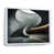 White Floater Framed