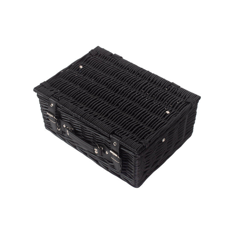 14" Empty Wicker Hamper