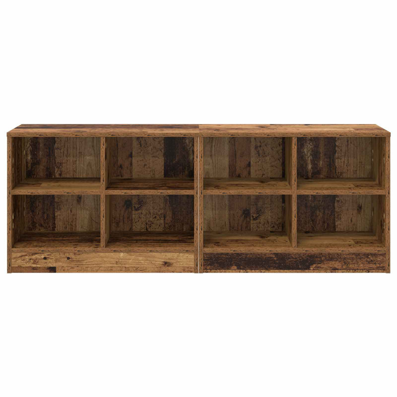 66cm W Bedside Table, Old Wood
