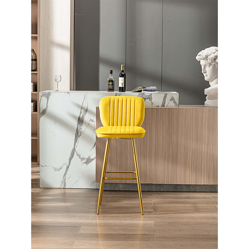 Tabouret de bar 27,56 po Aquilae, 1, Yellow