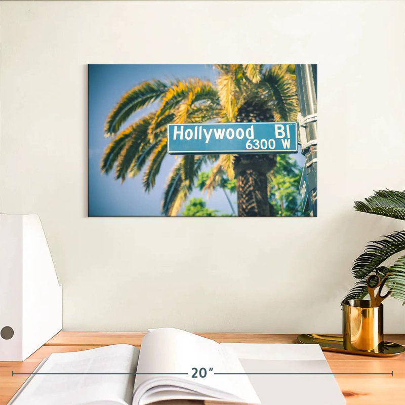 Plaque de rue Sireci Hollywood, H 8 po x l 12 po