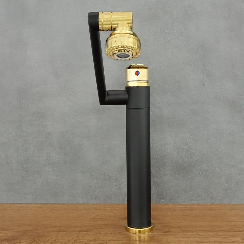 Basin Tap Faucet Dorset, Gold/Black