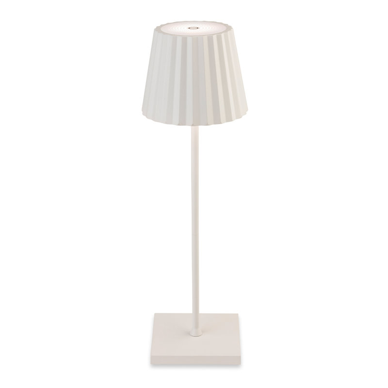 Metal Desk Lamp, White