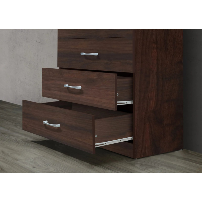 Commode 5 tiroirs Conkle, Espresso