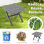 Table d'appoint pliable Ebern Designs Hdpe Adirondack-2038833254