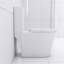 Toilette allongée une pièce - blanc