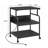 3 Tier Large Printer Stand With Wheels Power Outlet Usb Port, Rolling Cart Printer Scanner Table With Storage Shelf For Home Office
