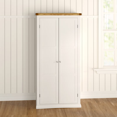 Sancerre 2 Door Solid + Manufactured Wood Wardrobe