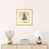 Toile avec cadre en bois beige n'est pas disponible