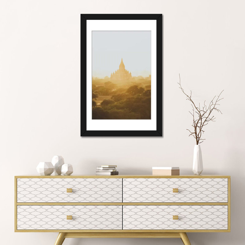 « bagan, myanmar iii » par luke anthony gram, reproduction d’impression sur toile tendue, H 24 po x l 16 po x P 1 po, Blanc