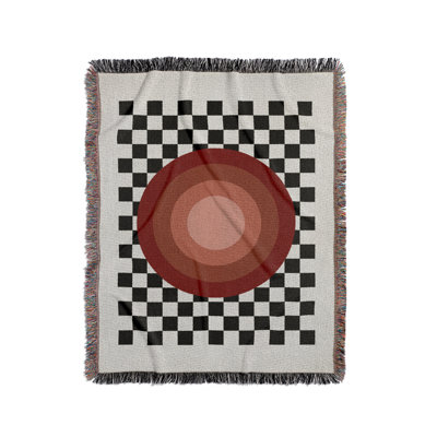 Target Geometric Cotton Blend Blanket Throw