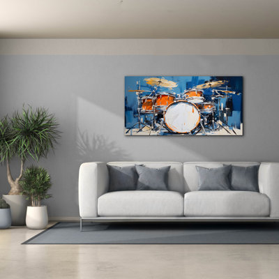 'Drums 1' by Sean Parnell Canvas Wall Art