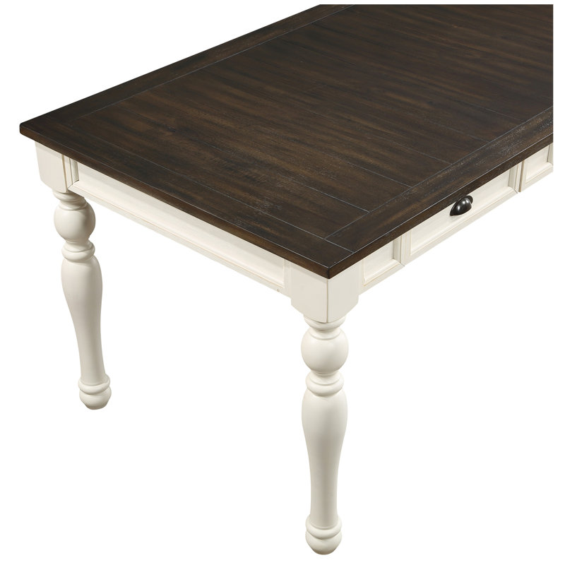 Joanna - 4-Drawer Dining Table - White