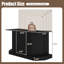 Support pour aquarium moderne 55-75 gallons avec prise de courant