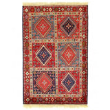 Michi Hand Woven Cotton and Wool Geometric Area Rug