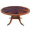 60" Round Mahogany Banded Dining Table